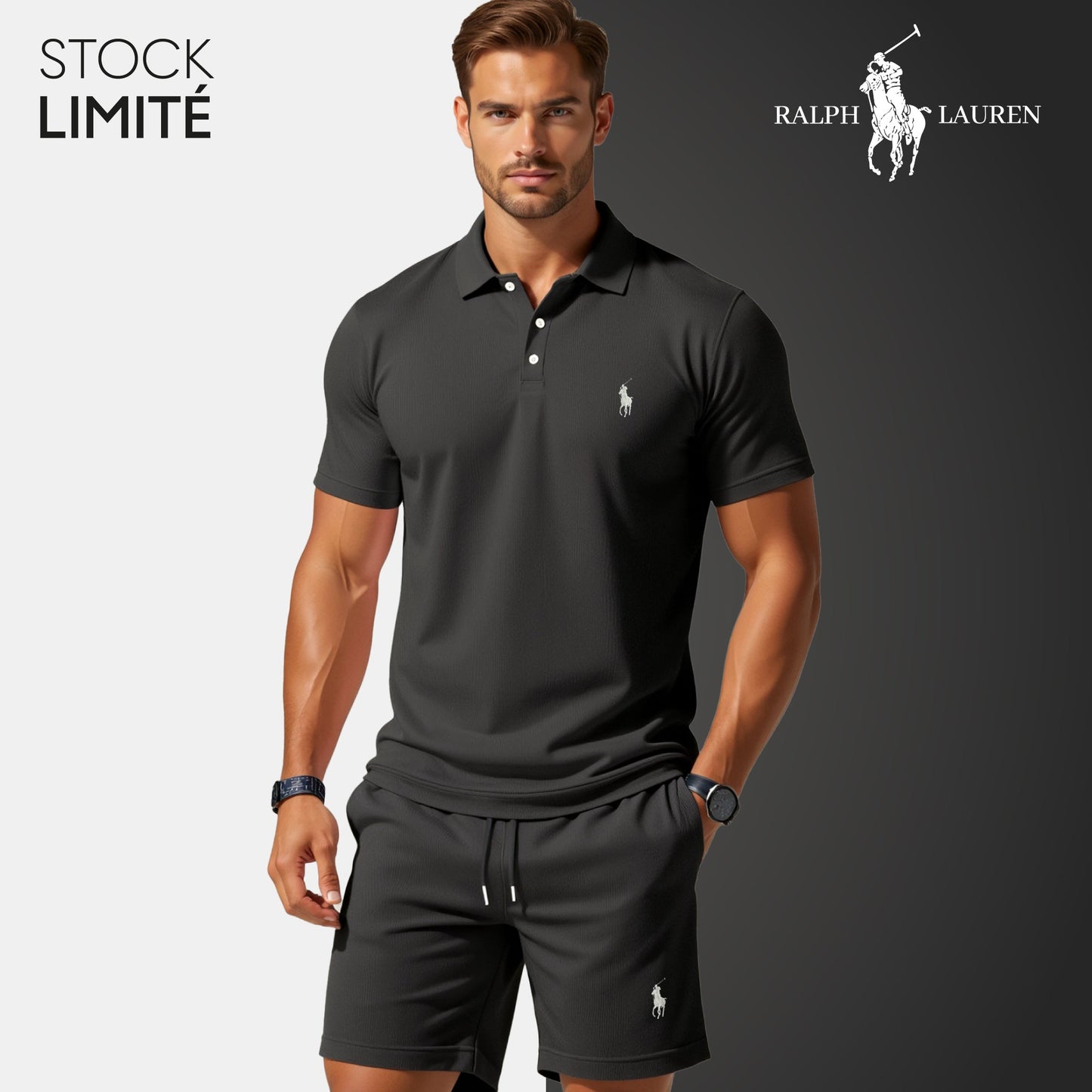 Ensemble Polo & Short Homme – R&L® | Édition Limitée