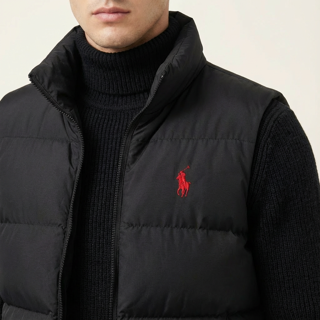 Ralph Lauren Weste + Gratis Pullover