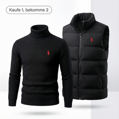 Ralph Lauren Weste + Gratis Pullover