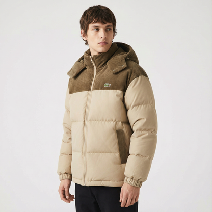 Klassische Lacoste-Winterjacke