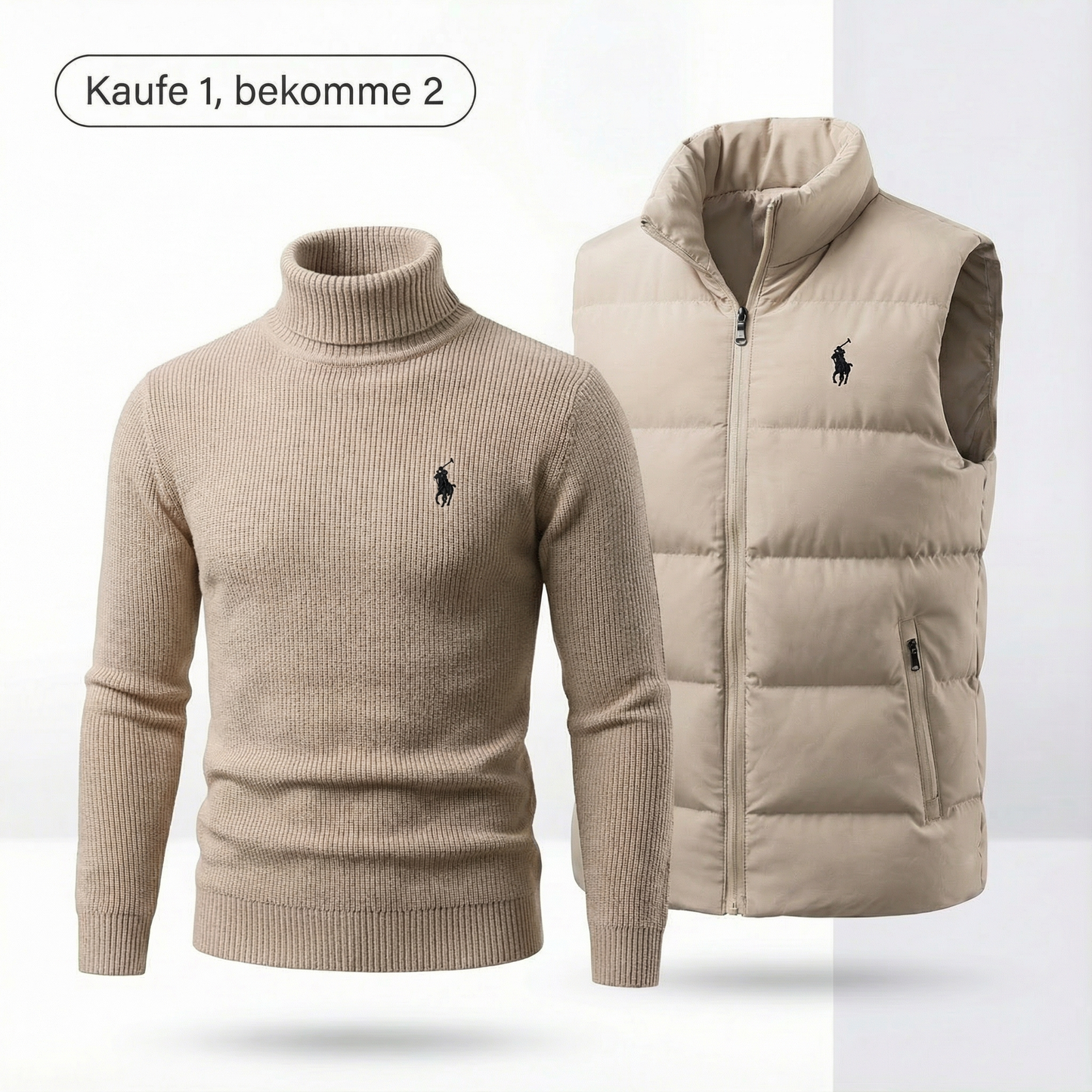 Ralph Lauren Weste + Gratis Pullover
