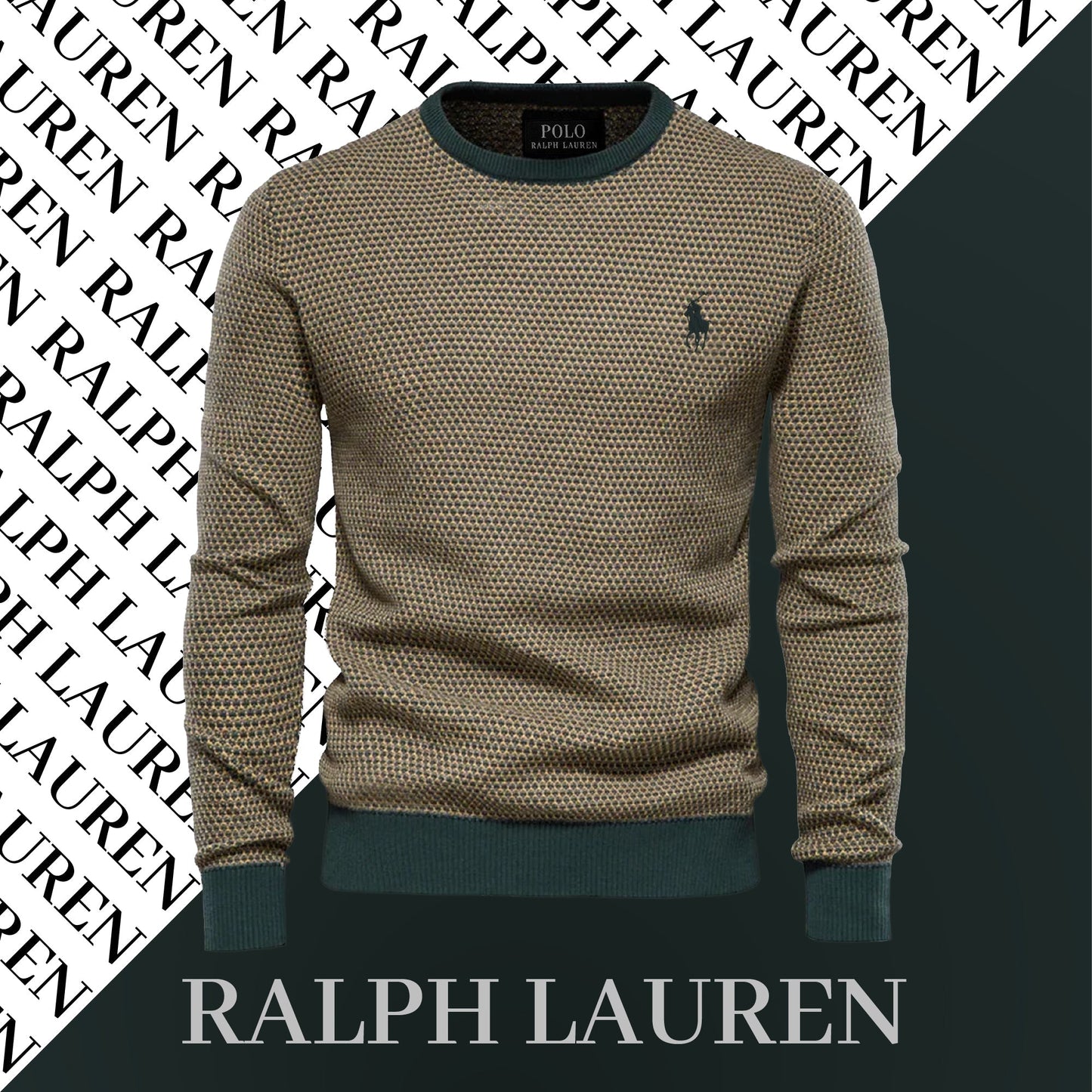 Signature-Strickpullover Im Waffelmuster Ralph Lauren
